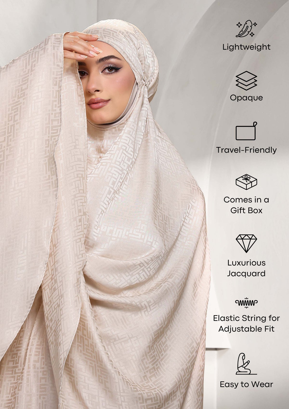 Premium Prayer Set - Monogram Almond