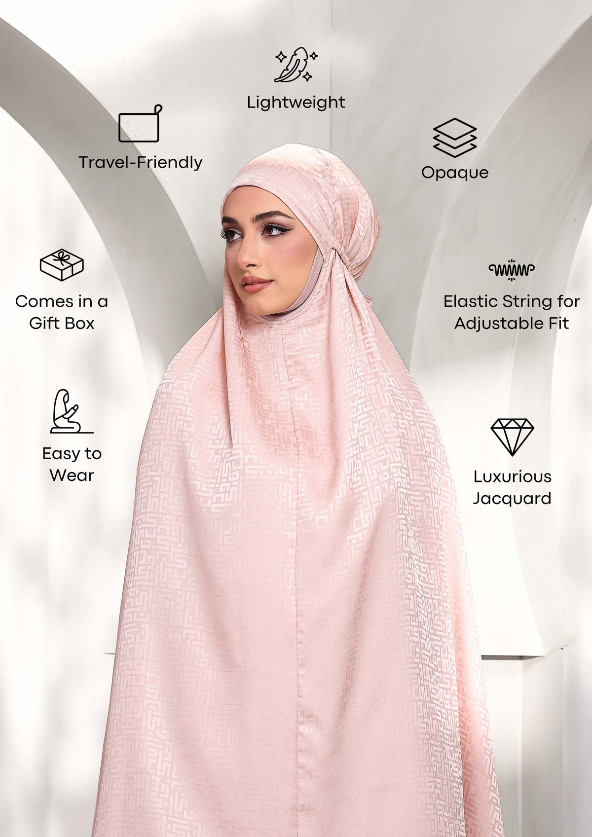 Premium Prayer Set - Monogram Rose