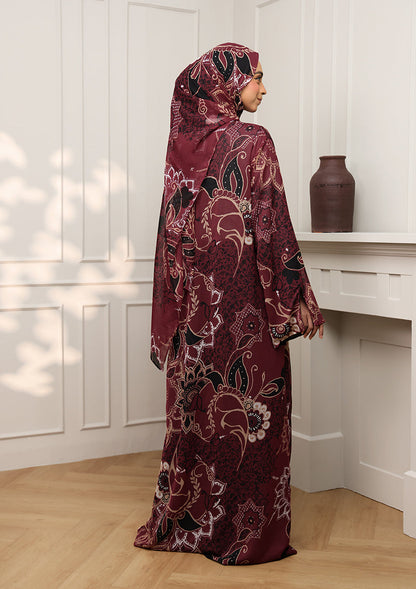 Tie Front Abaya & Shawl Set - Integrity