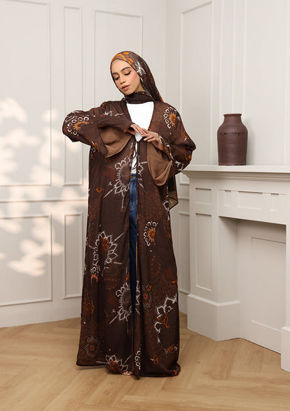 Tie Front Abaya & Shawl Set -  Sincerity