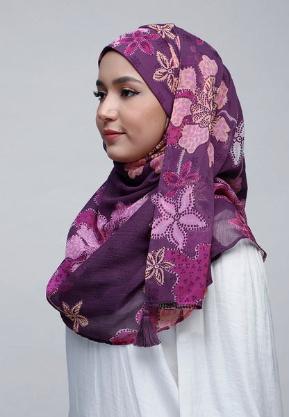 Scabiosa - Crinkled Chiffon - BOKITTA Hijab